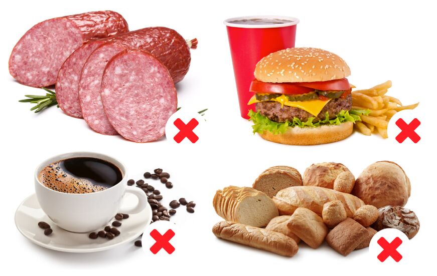 Producten waaruit het de moeite waard is om te weigeren