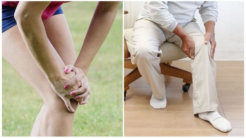 Blessures en leeftijdsgebonden veranderingen zijn de belangrijkste oorzaken van artrose van het kniegewricht